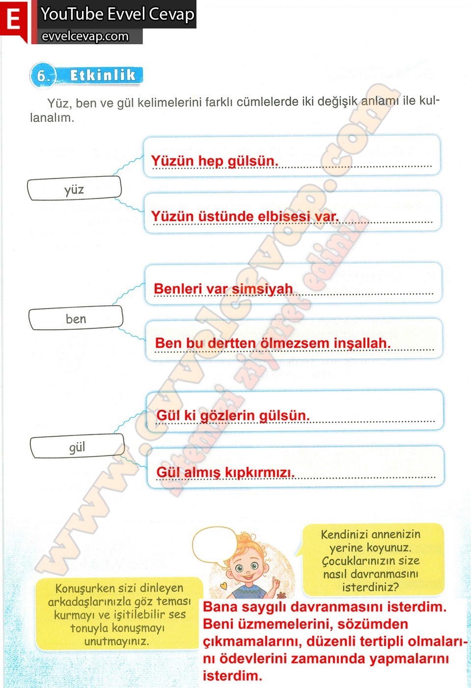 3 sinif turkce ders kitabi sonuc yayinlari sayfa 27 cevaplari Ödev Zamanı