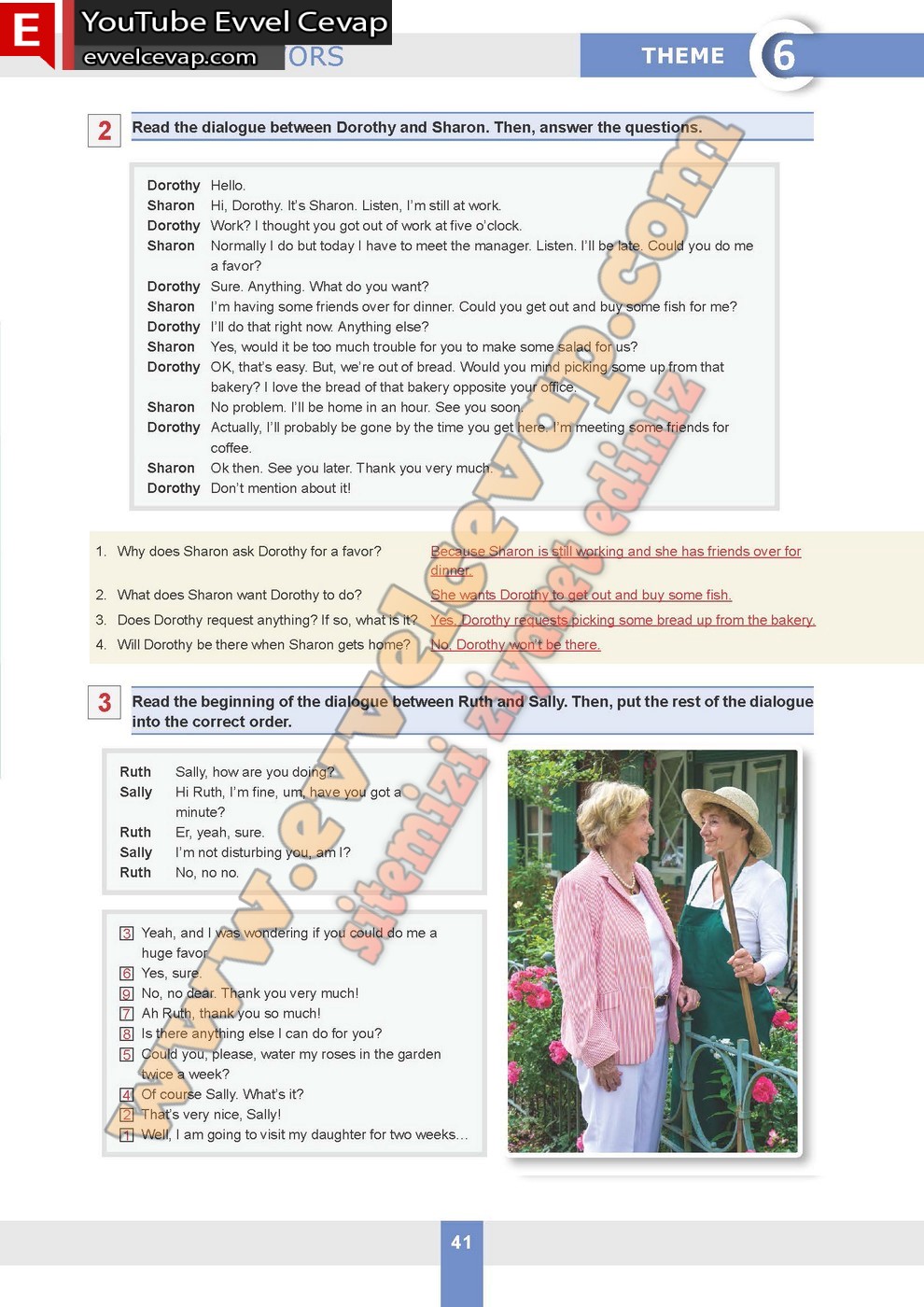 12. Sınıf İngilizce Meb Yayınları Çalışma Kitabı Cevapları Sayfa 41
