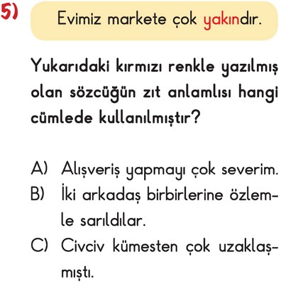 3 Sinif Turkce Zit Anlamli Kelimeler Test لم يسبق له مثيل الصور