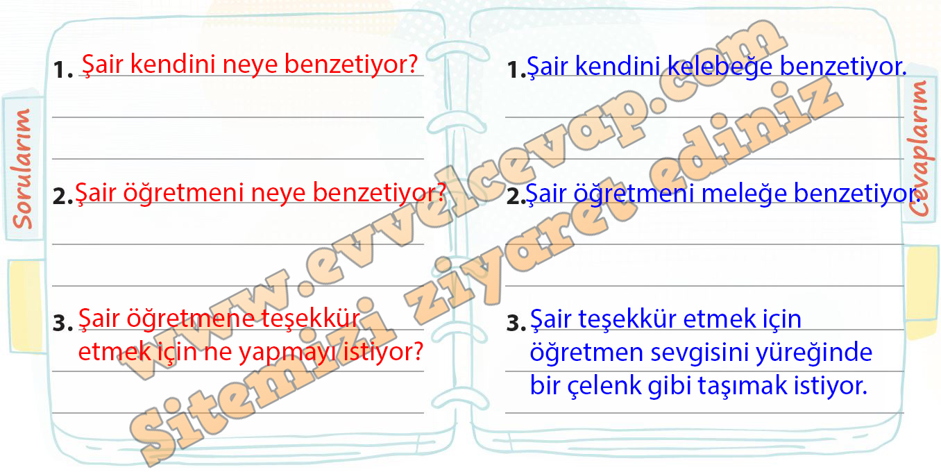  4. Sınıf Türkçe Ders Kitabı Koza Yayınları Sayfa 93 Cevabı