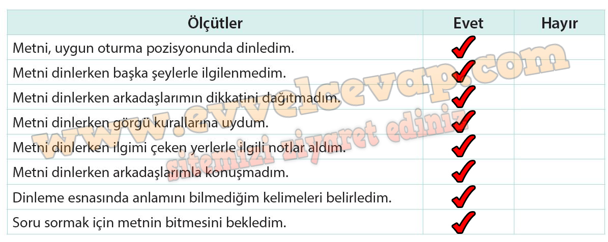 4. sınıf Koza Yayınları Türkçe Ders Kitabı Cevapları Sayfa 97