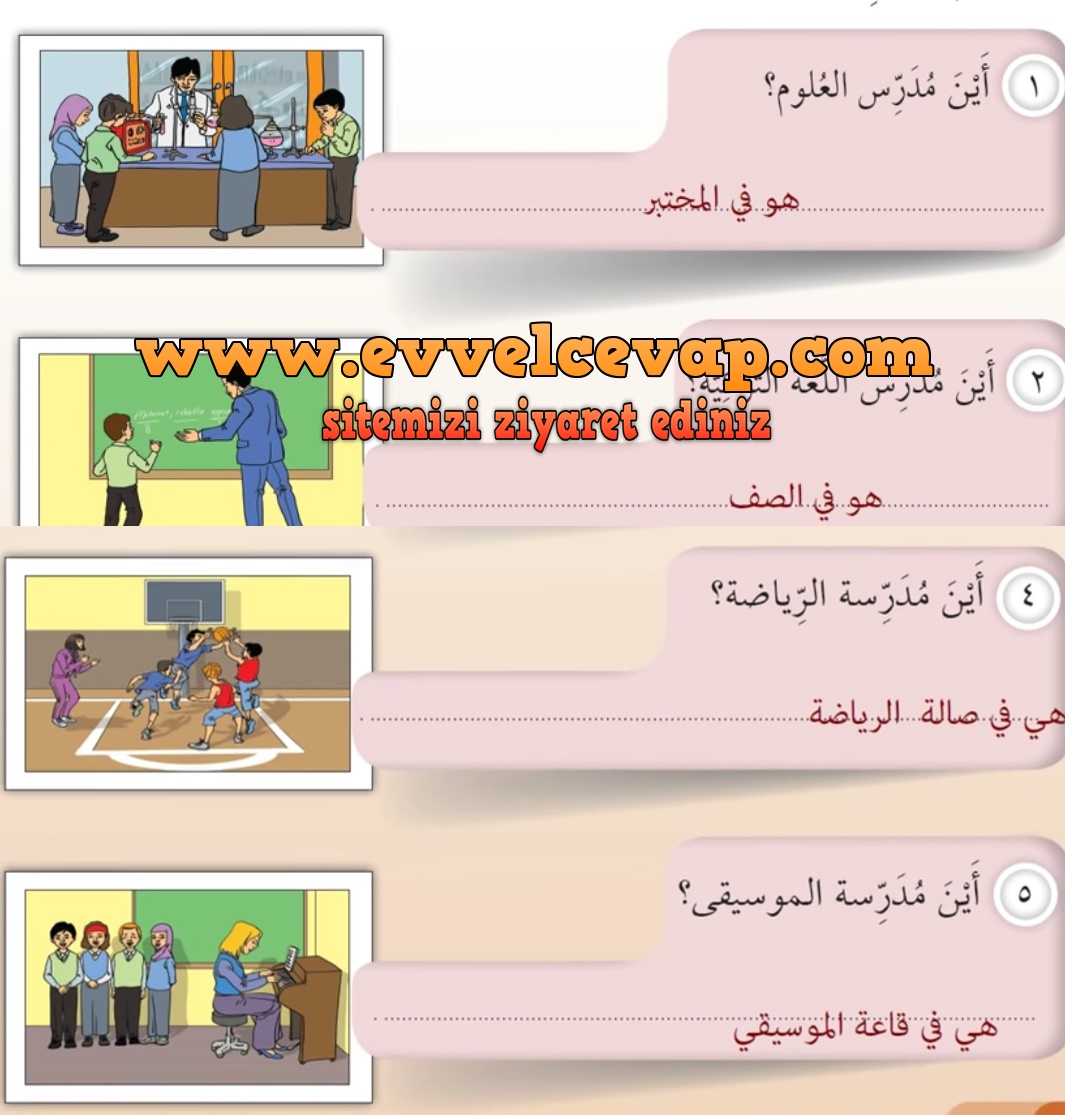 7. Sınıf Meb Yayınları Arapça Ders ve Çalışma Kitabı Sayfa 30 Cevabı