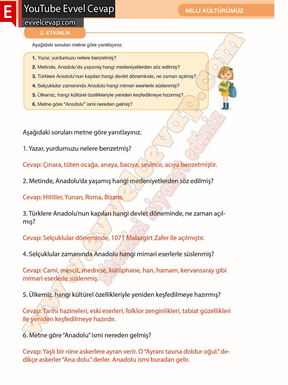7. Sınıf Özgün Yayınları Türkçe Ders Kitabı Cevapları Sayfa 123