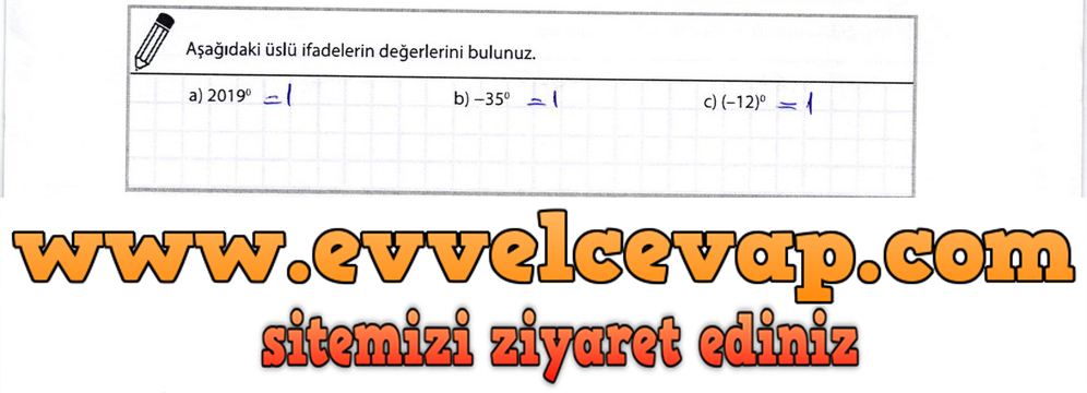 8. Sınıf Matematik Meb Yayınları Ders Kitabı Sayfa 34 Cevapları