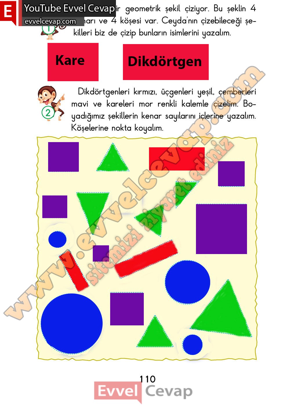 2 sınıf matematik kitabı sayfa 110 111