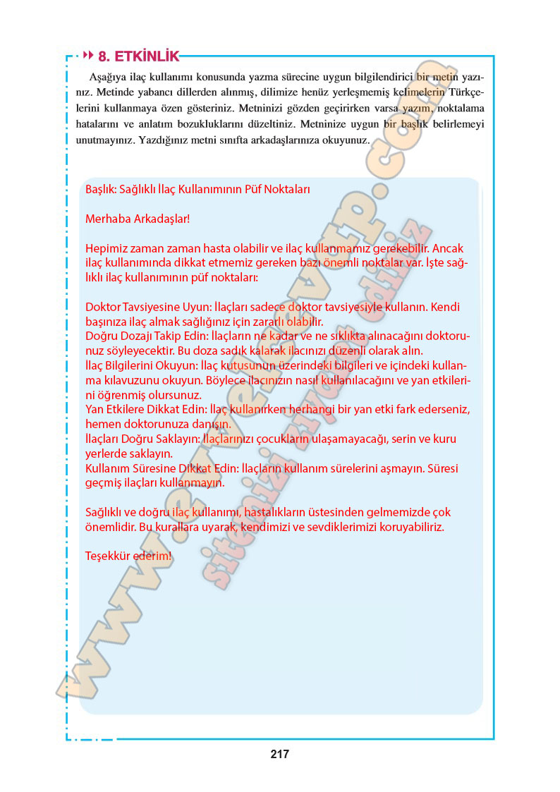 8-sinif-turkce-ders-kitabi-cevaplari-ferman-yayinlari-sayfa-217